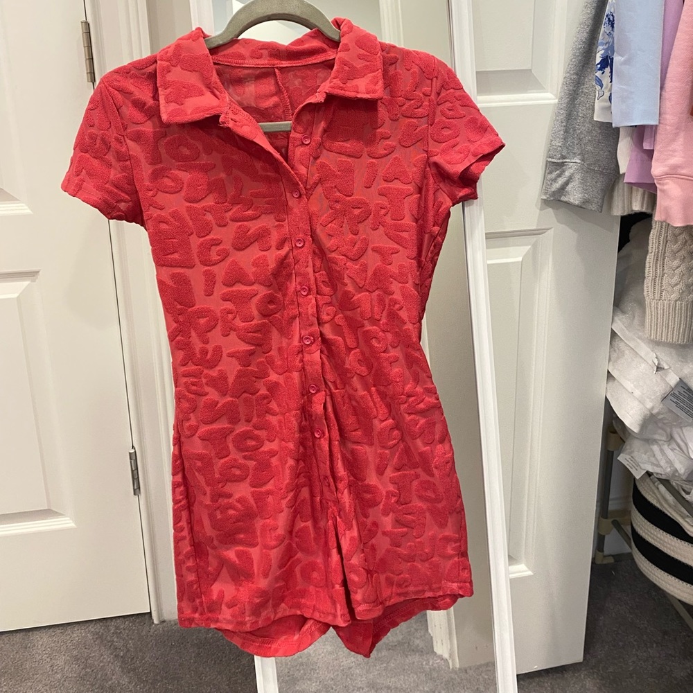 Pink romper